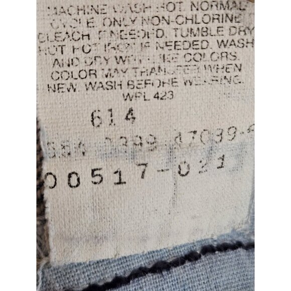 Levis 517 Jeans 42x30 Blue Denim Bootcut Cowboy Vintage Made in USA 1999 - Picture 10 of 10